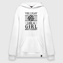 Худи оверсайз Play - Like A Girl