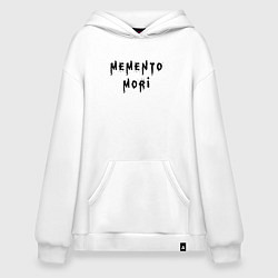 Худи оверсайз Memento Mori Помни о Смерти Надпись