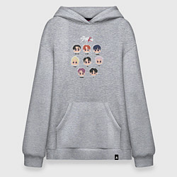 Худи оверсайз Stray Kids Chibi