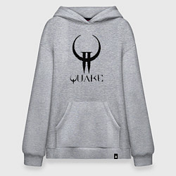 Худи оверсайз Quake II logo