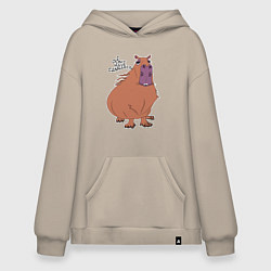 Худи оверсайз I dont have cannabis