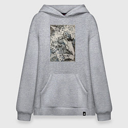 Худи оверсайз Абстракция небо