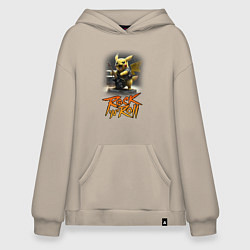 Худи оверсайз Пикачу Рокnroll