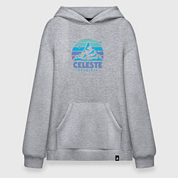 Толстовка-худи оверсайз Celeste mountain, цвет: меланж