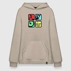 Худи оверсайз Кататься