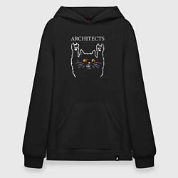 Худи оверсайз Architects rock cat