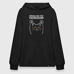 Худи оверсайз Bring Me the Horizon rock cat