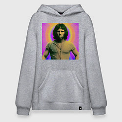 Худи оверсайз Jim Morrison Galo Glitch Art