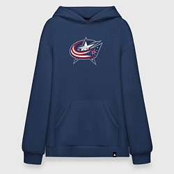Худи оверсайз Columbus blue jackets - hockey team - emblem