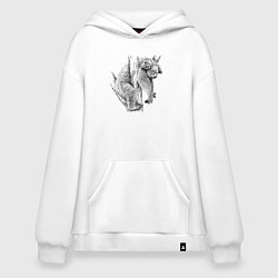 Худи оверсайз Коала спит на дереве