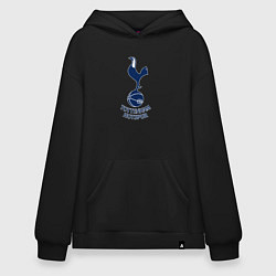 Толстовка-худи оверсайз Tottenham Hotspur fc sport, цвет: черный