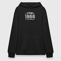 Толстовка-худи оверсайз Лимитированный выпуск 1966, цвет: черный