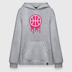 Худи оверсайз Pink basketball