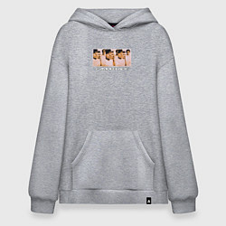 Толстовка-худи оверсайз Camouflage - Sensor single, цвет: меланж