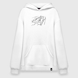 Худи оверсайз Формула 1 контур