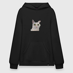 Худи оверсайз Pixel cat