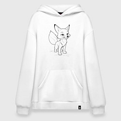 Худи оверсайз Добрый лисенок