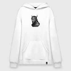 Худи оверсайз Портрет сурового викинга