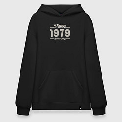 Толстовка-худи оверсайз Лимитированный выпуск 1979, цвет: черный