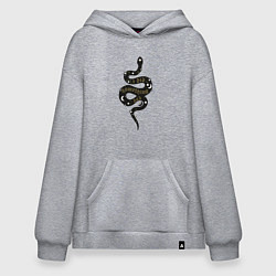 Толстовка-худи оверсайз Taylor Swift: I did something bad, цвет: меланж