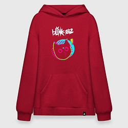 Худи оверсайз Blink 182 rock star cat