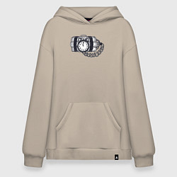 Худи оверсайз Динамит с будильником