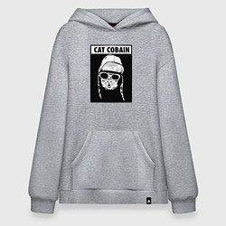 Худи оверсайз Cat cobain