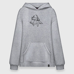 Худи оверсайз Новогодняя хрюшка