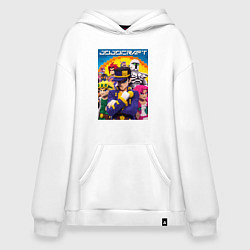 Худи оверсайз Minecraft and Jojo collaboration - ai art