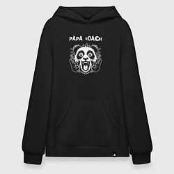 Худи оверсайз Papa Roach rock panda