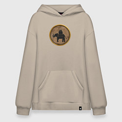 Толстовка-худи оверсайз Мятежники-карфагеняне Rome: Total War, цвет: миндальный