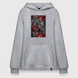 Худи оверсайз Painkiller and demon - comix style