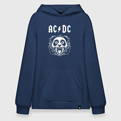 Худи оверсайз AC DC rock panda