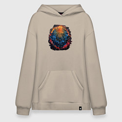 Худи оверсайз Лотос космос