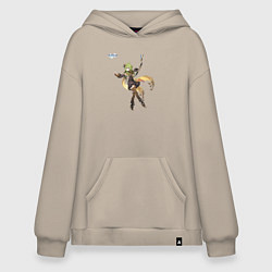 Толстовка-худи оверсайз Коллеи из Геншин Импакт, цвет: миндальный