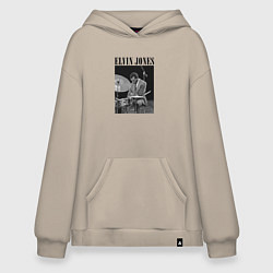 Худи оверсайз Elvin Jones great jazz drummer