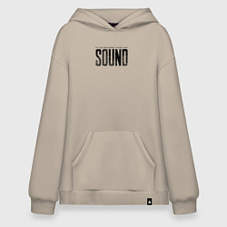 Худи оверсайз В начале был звук