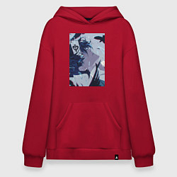 Толстовка-худи оверсайз Ванитас целитель, цвет: красный