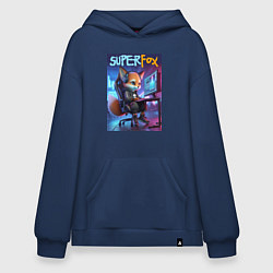 Худи оверсайз Super fox gamer - ai art fantasy