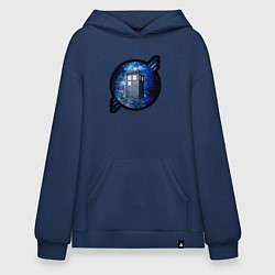 Худи оверсайз Tardis in space