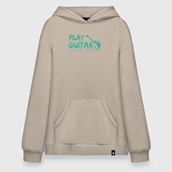 Худи оверсайз Игра на гитаре