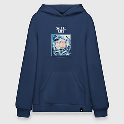 Худи оверсайз White Lies - Big TV new merch