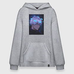 Худи оверсайз Сатору Годзё нимб