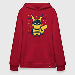 Худи оверсайз Пикачу бэтмен