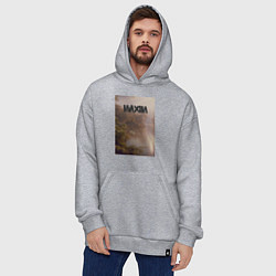 Толстовка-худи оверсайз Maxim тропический залив, цвет: меланж — фото 2