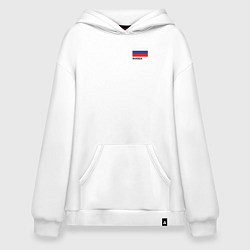 Худи оверсайз Россия карта и флаг