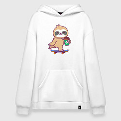 Худи оверсайз Ленивец скейтер