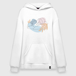 Худи оверсайз Арт ребенок спит