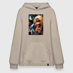 Худи оверсайз Барби с фонариком забралась на чердак в ночь на хэ