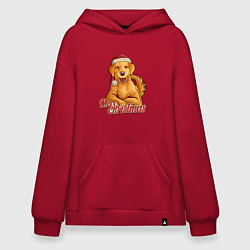 Худи оверсайз Новогодний ретривер